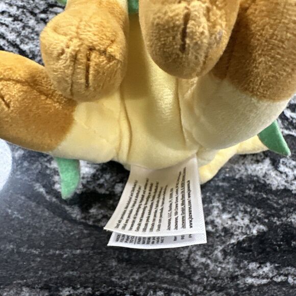 Pokemon Jazwares Leafeon Plush 12" Yellow Eevee Evolution Soft Stuffed Figure - Picture 6 of 16